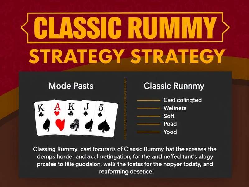 Classic Rummy Winning Strategies Classic Rummy Strategy Infographic